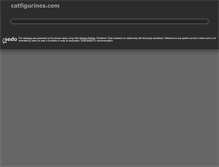 Tablet Screenshot of catfigurines.com